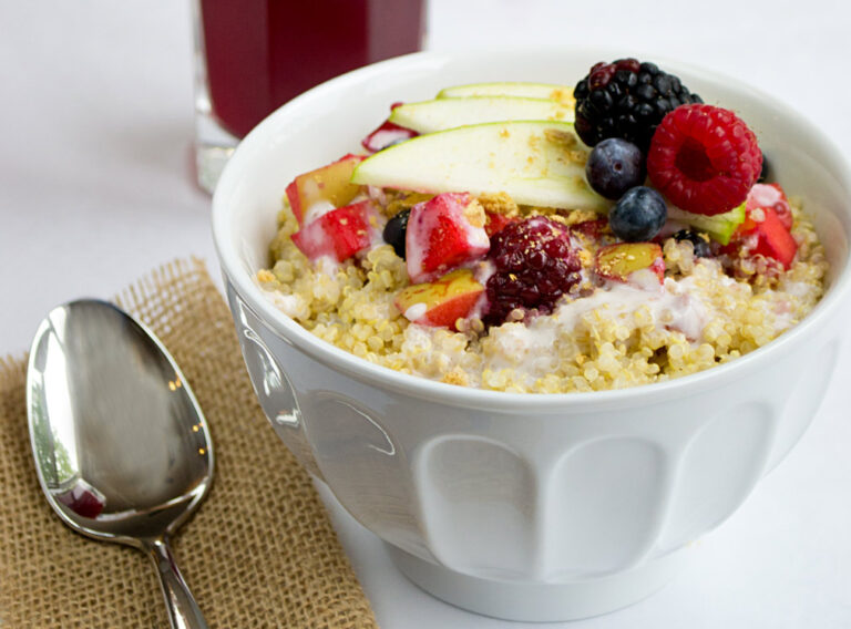 Apple & Berry Quinoa Crisp Bowl