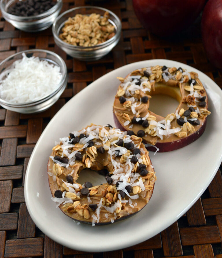 Healthy Apple Ring Donuts
