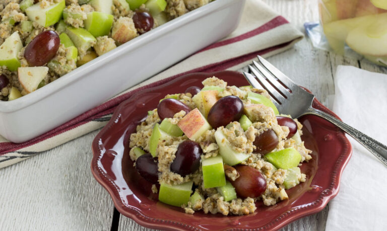 Crunchy Apple Pretzel Salad