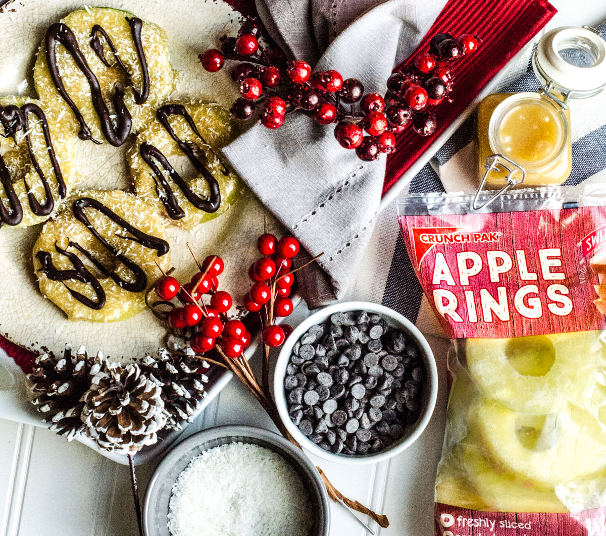 Healthy Samoa Apple Cookies