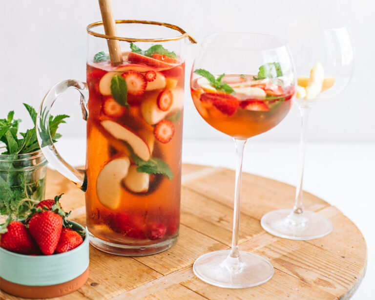 Apple Rosé Sangria