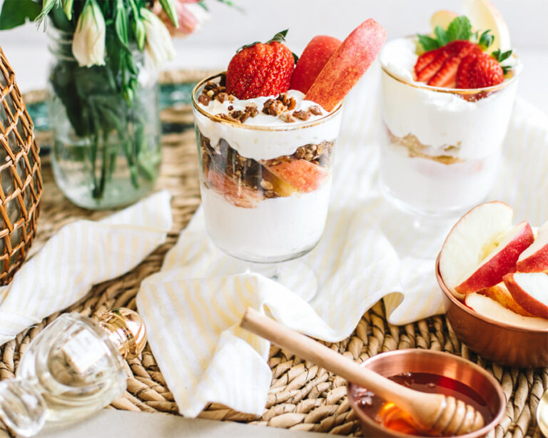 Honey Apple Breakfast Parfaits