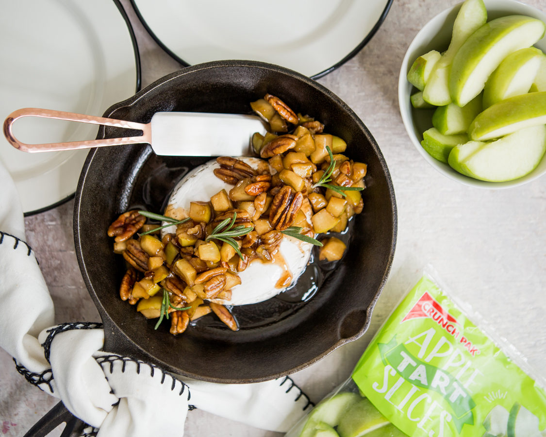 Baked Brie with Caramelized Apples