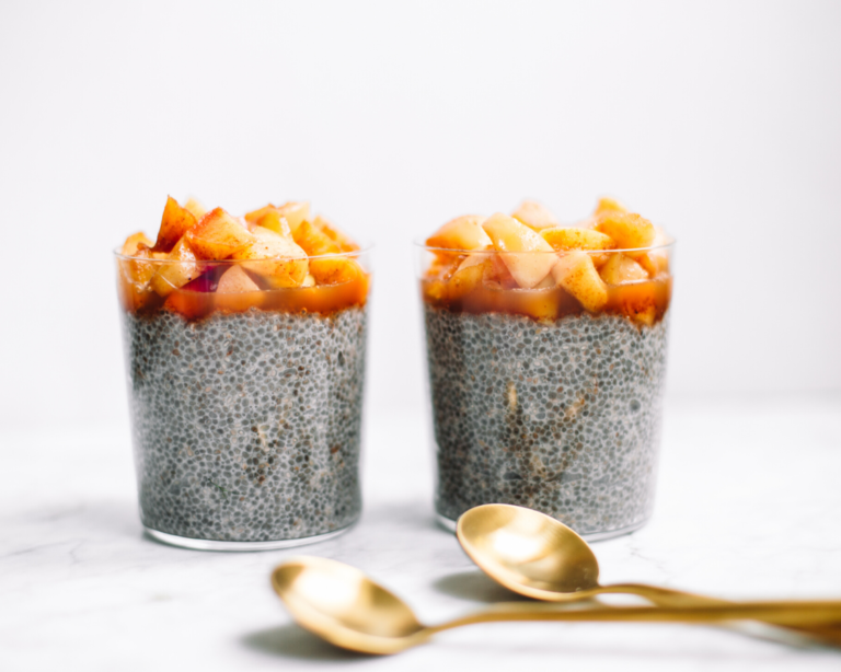 Apple Chia Pudding Parfaits