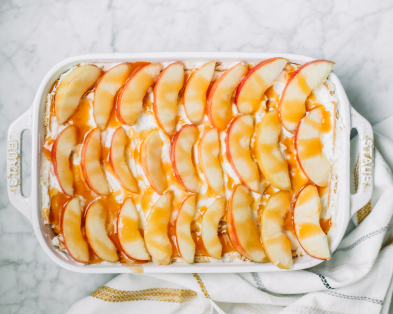Caramel Apple Ice Box Cake