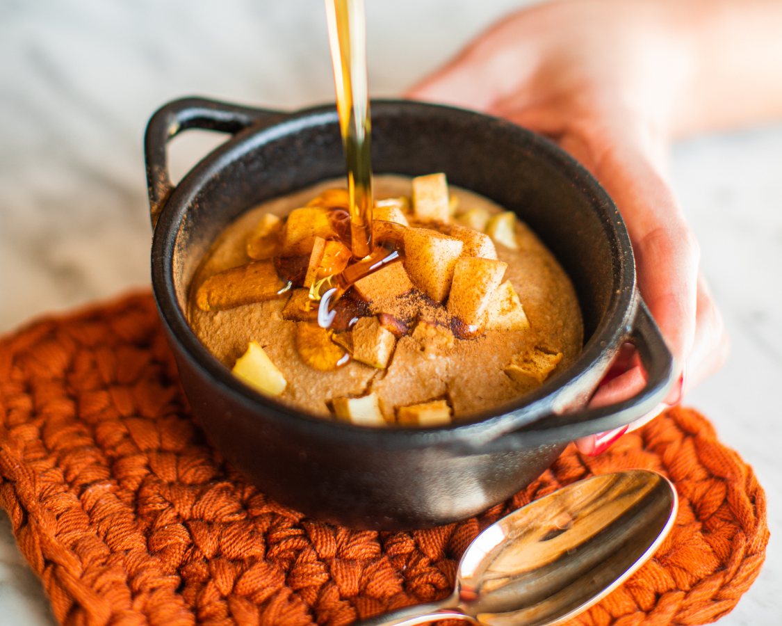 Easy Apple Cinnamon Baked Oats