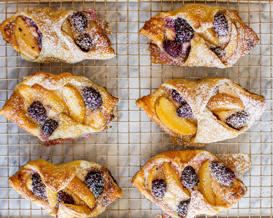 Apple & Raspberry Danishes