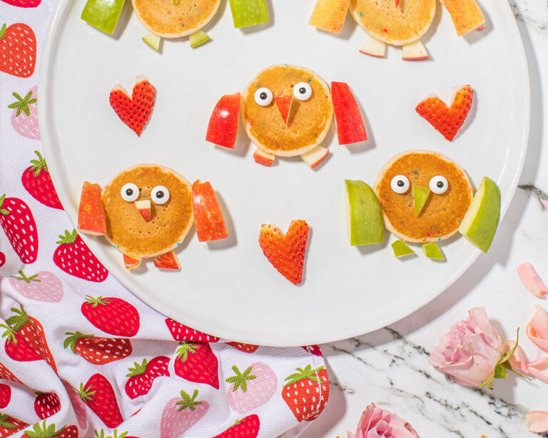 Valentine’s Owl Shape Pancakes