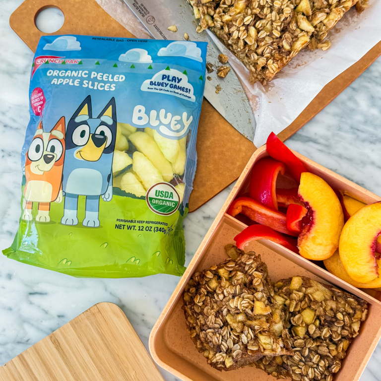 Bluey Apple Oat Bars