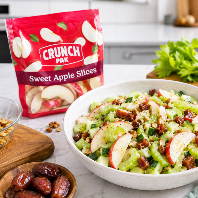 Crunchy Apple, Celery & Cucumber Salad