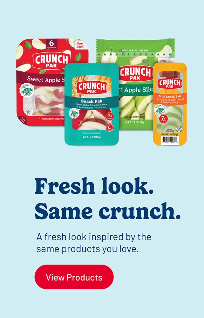 fresh look. same crunch. banner