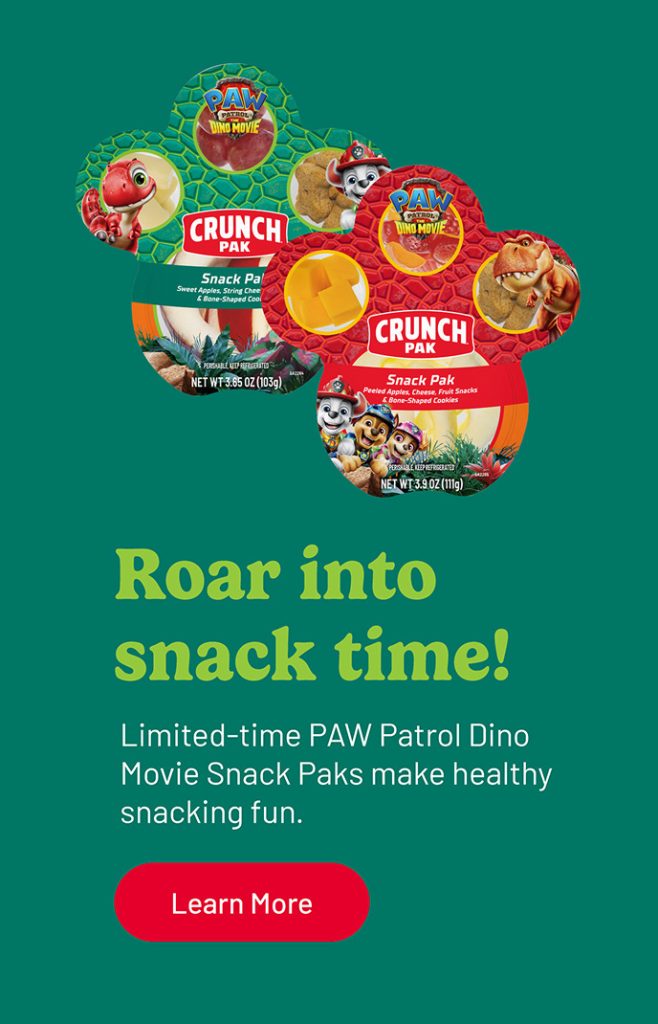 roar into snack time banner